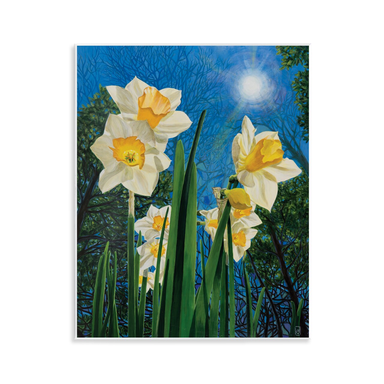 Stupell Industries Daffodils Under The Sun Wall Plaque Art, design by Ann Jasperson